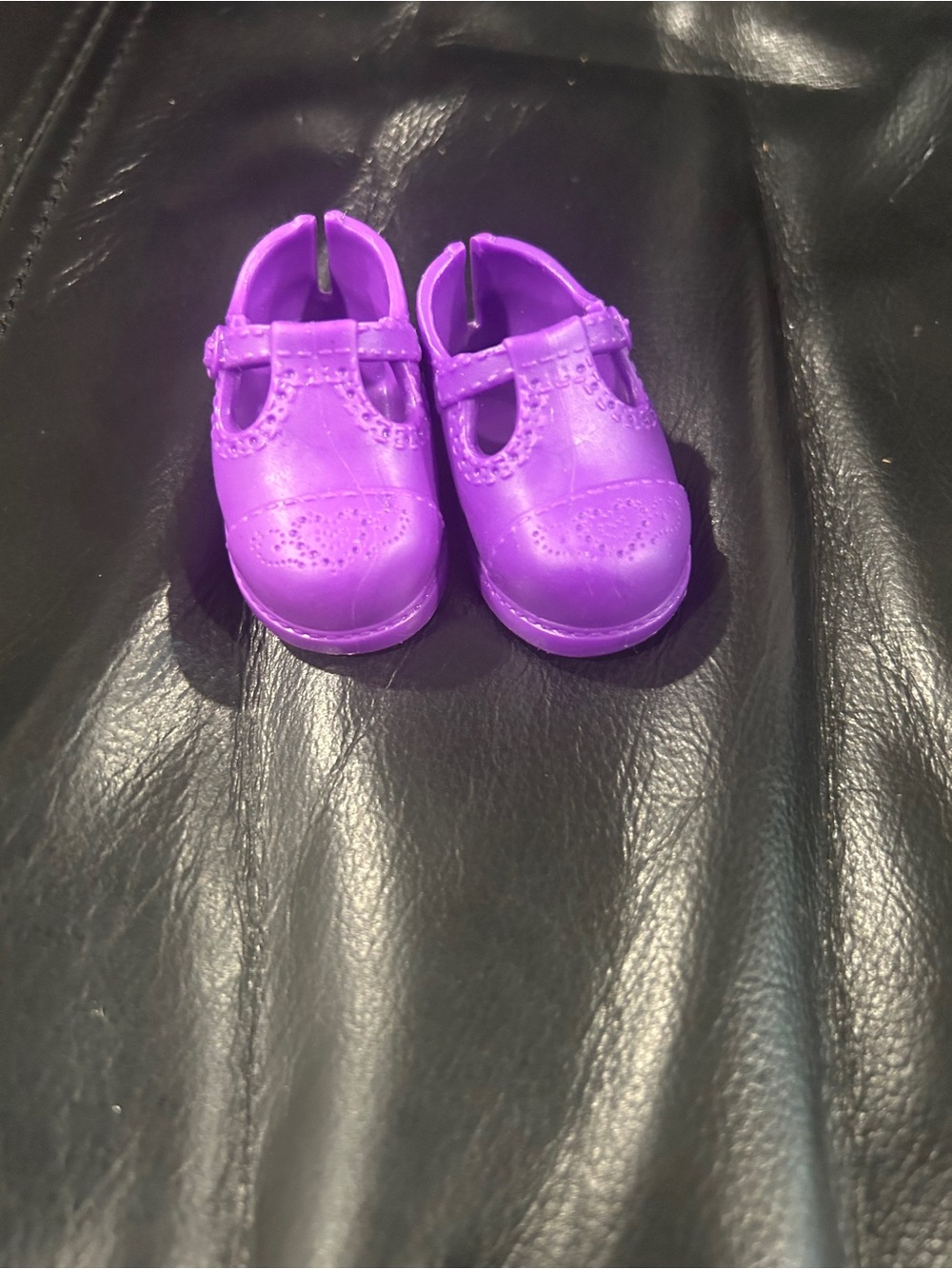 T-Strap Mary Jane Purple shoes for 14 inch Baby Alive doll